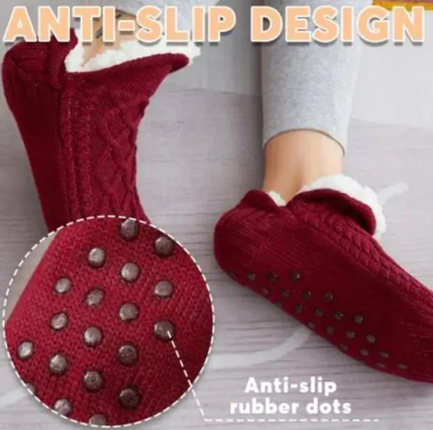 Chaussons d’hiver tricotés Leno – Soft & Comfortable