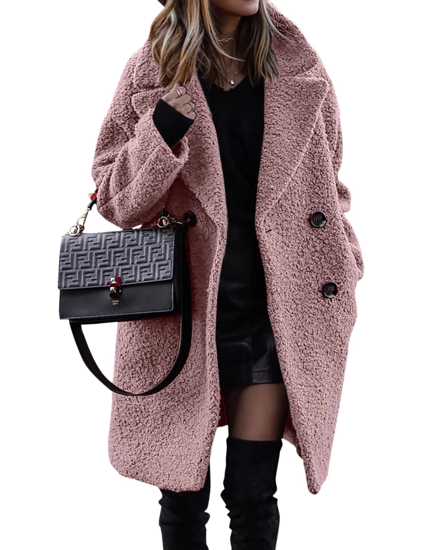 Manteau long d’hiver femme – Leno Cozy Chic