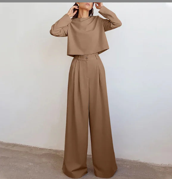 Ensemble Élégant Femme – Leno Palazzo Set