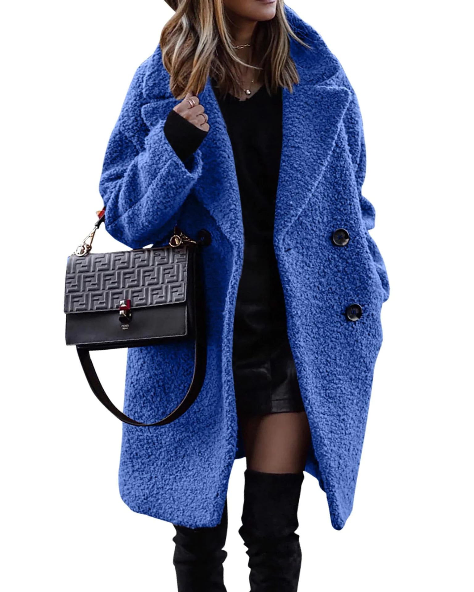Manteau long d’hiver femme – Leno Cozy Chic
