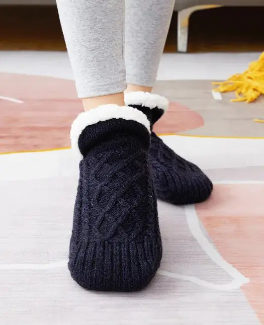 Chaussons d’hiver tricotés Leno – Soft & Comfortable
