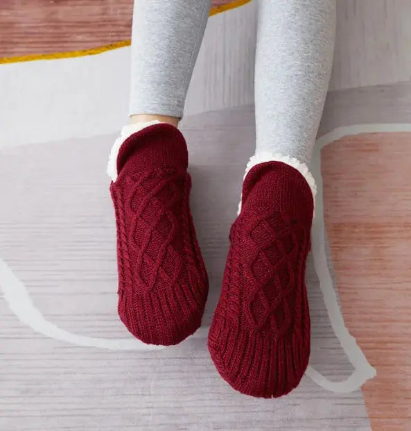 Chaussons d’hiver tricotés Leno – Soft & Comfortable