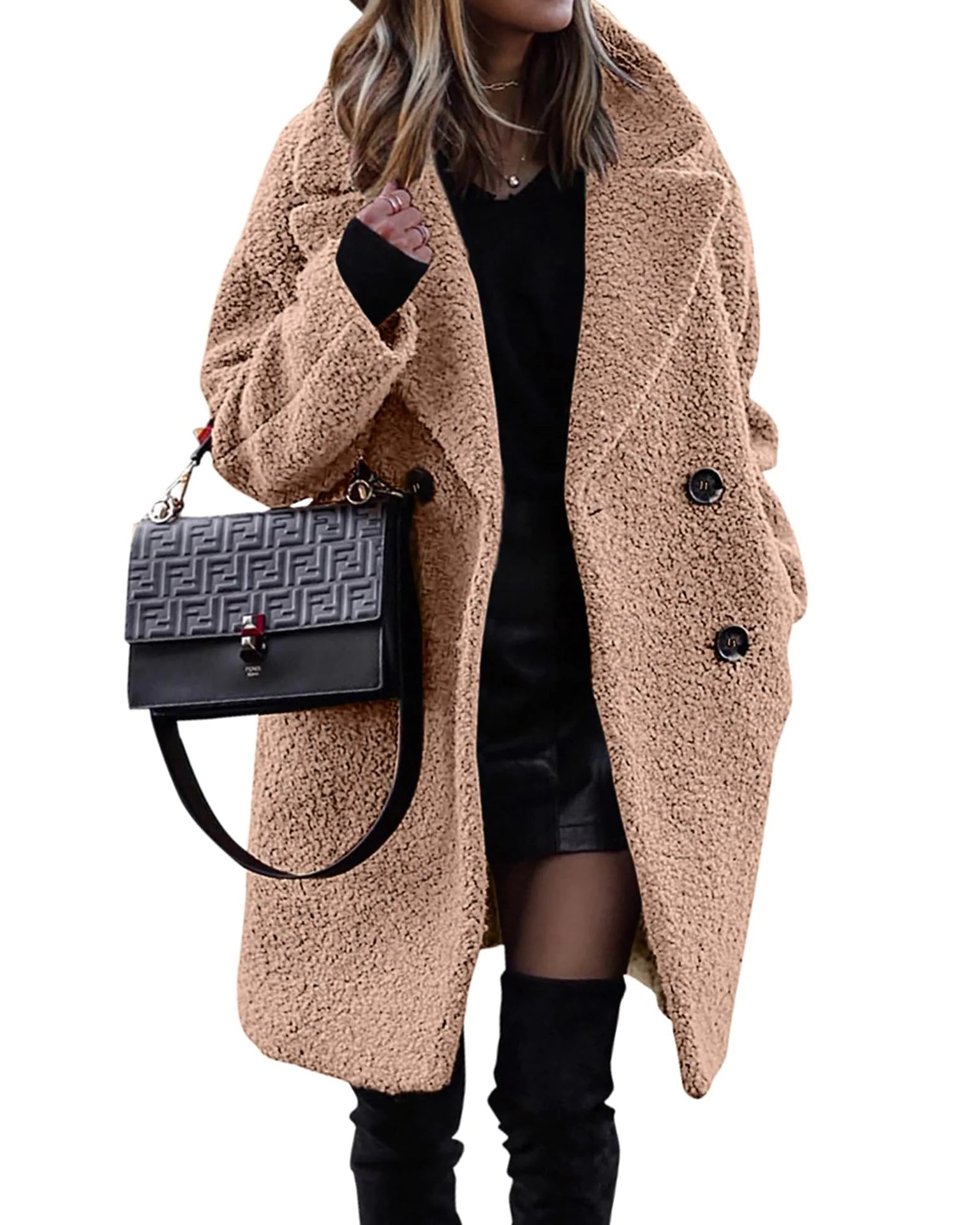 Manteau long d’hiver femme – Leno Cozy Chic