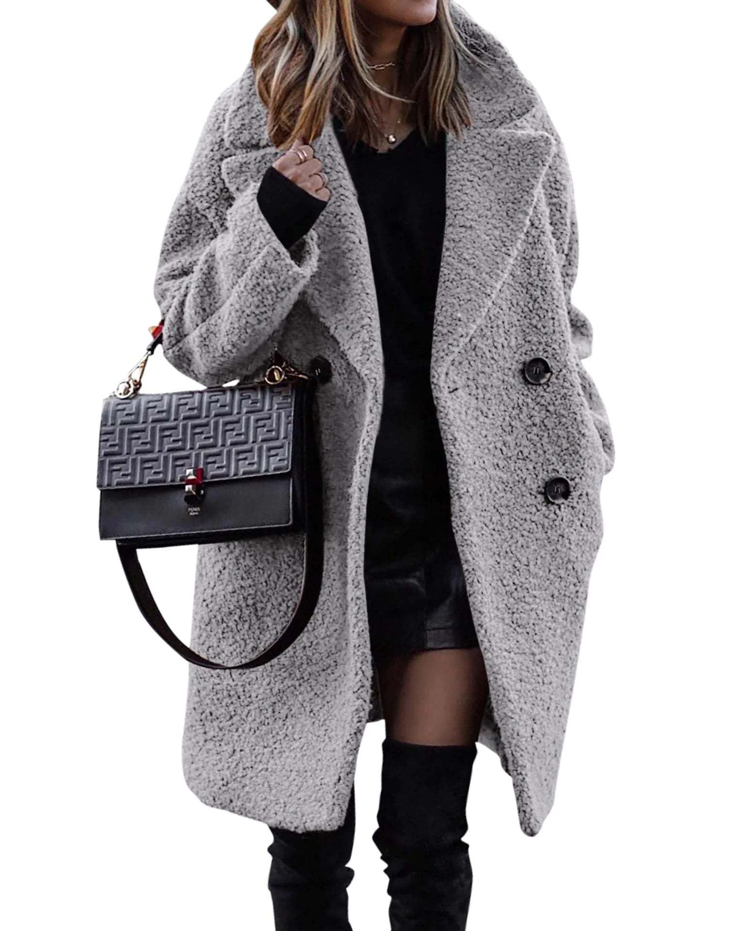 Manteau long d’hiver femme – Leno Cozy Chic